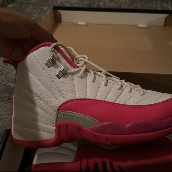 Pink and white Jordan’s 12s - Picture 2 of 2